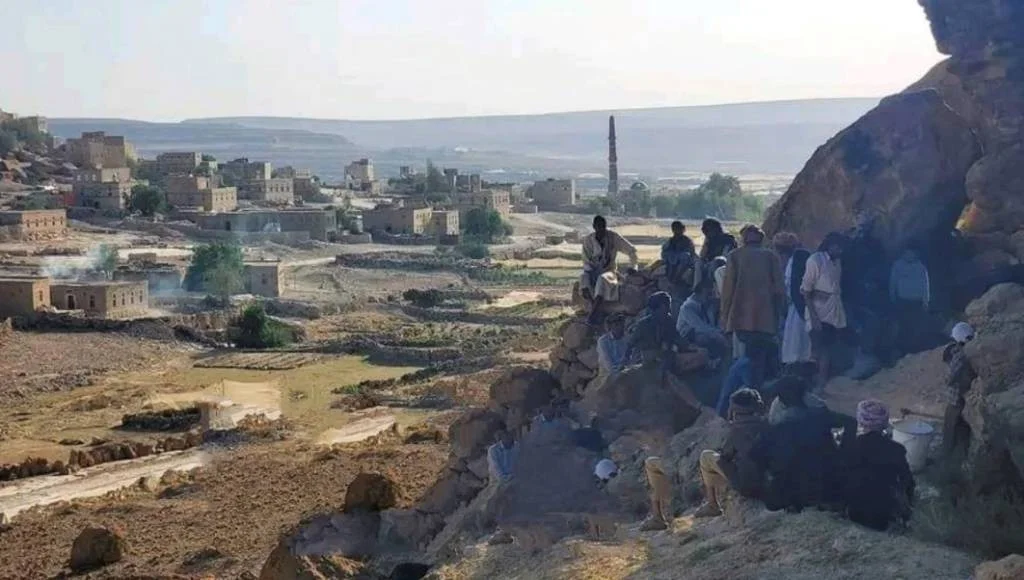 صورة من تشييع يحيى يوسف يعيش