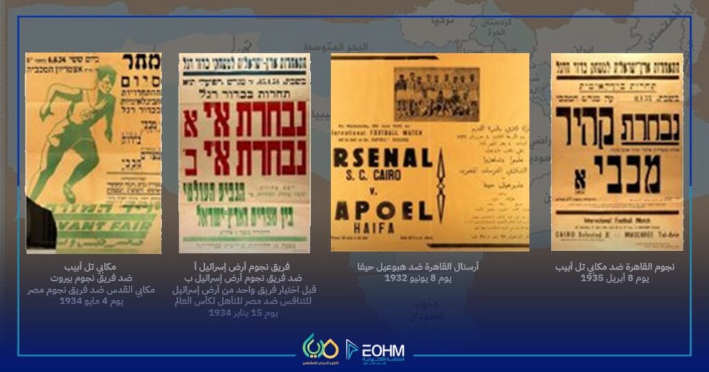 مباريات الفرق اليهودية والعربية في الشرق الأوسط قبل الصراع