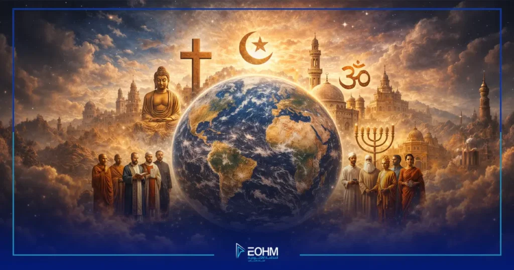 انتشار الديانات الكبرى في العالم