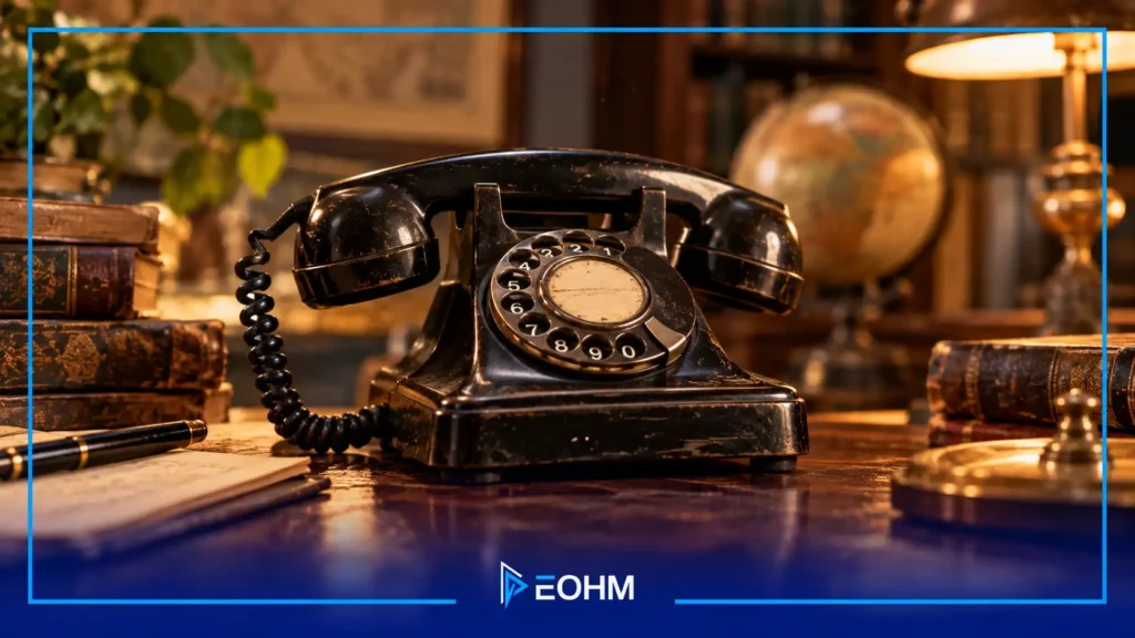 مخططات وأدوات اتصال قديمة تعود للقرن التاسع عشر واختراع الهاتف